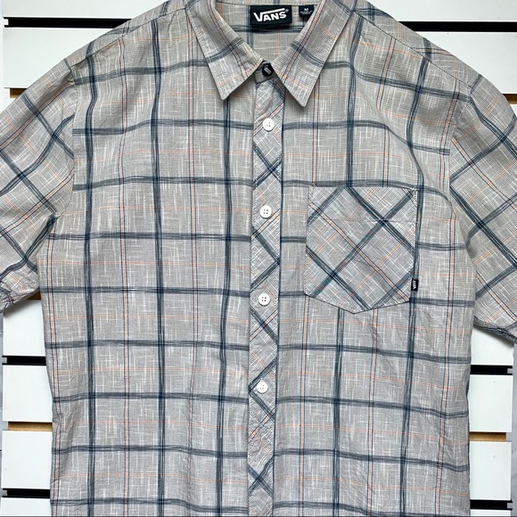 Vans Button Down snap bottom Shirt casual  cool - Picture 3 of 8